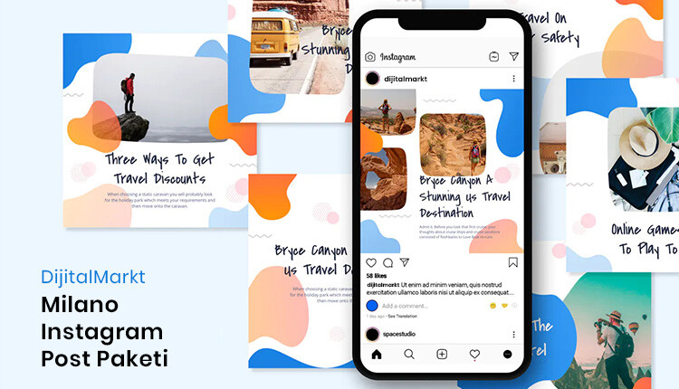 Milano Instagram Post Paketi